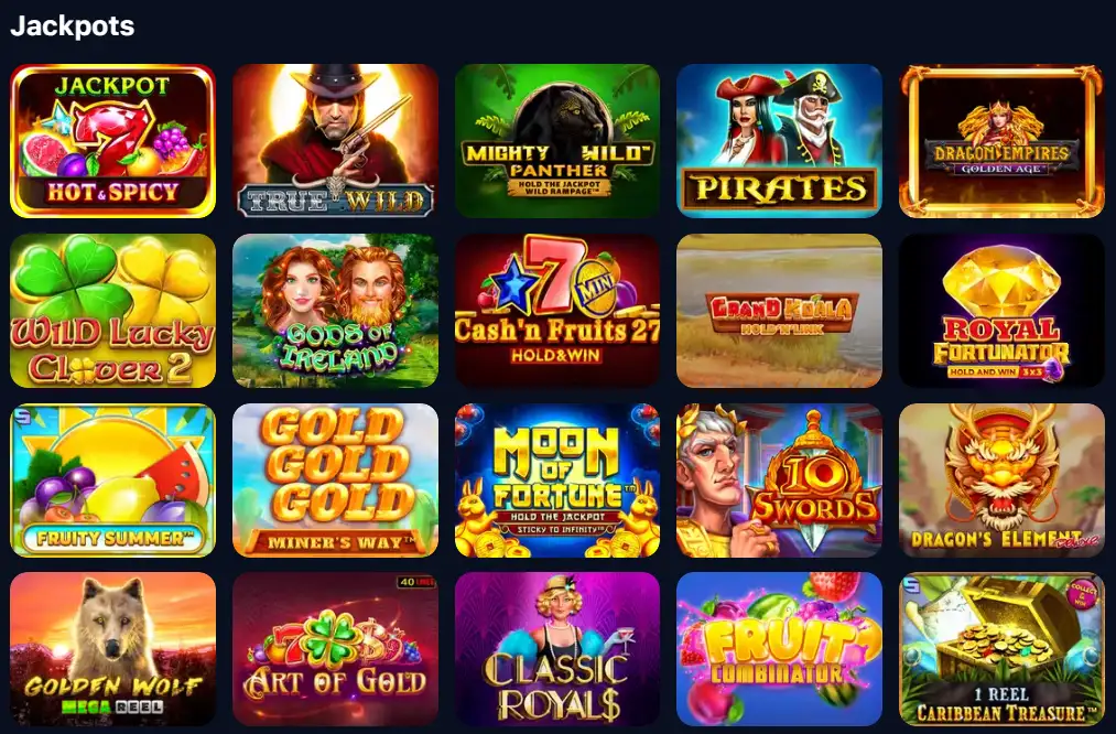 1win Casino jackpots