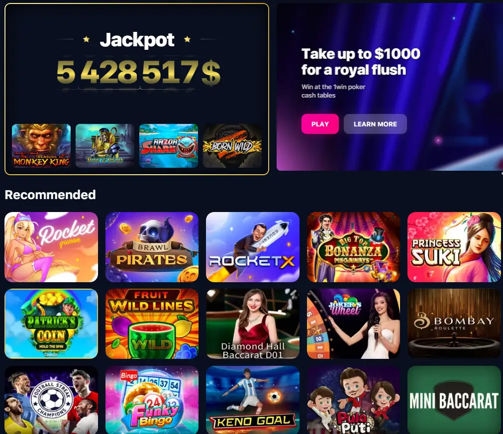 1win Casino recommended
